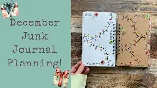 Jingle All the Way - My December Junk Journal Planner Setup
