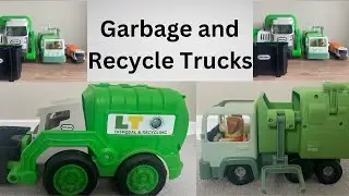 Garbage and Recycle Trucks