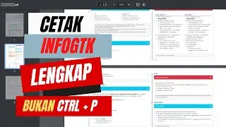 CARA CETAK INFOGTK LENGKAP BUKAN CTRL + P