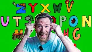 the fastest you'll ever learn the ALPHABET BACKWARDS!