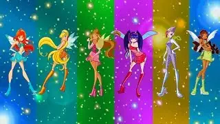 Winx Club | Season 3 - All Transformations Magic Winx [HD]