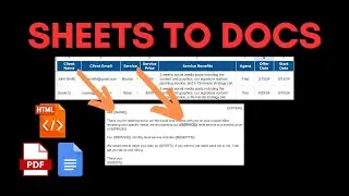 Replace Text in Google Docs Easily from Google Sheets Using Apps Script - Mail Merge