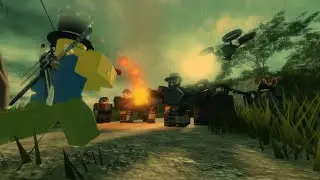 An Isle Noob VS The Bots with Guns [Isle 9 Roblox]