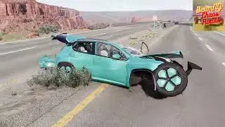 Satisfying Rollover Crashes #27 - BeamNG drive CHAOS ROADS