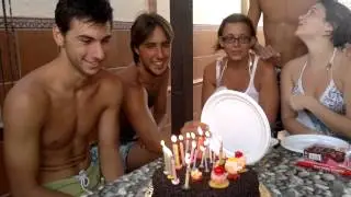 De barbacoa por el cumple del neva!