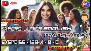 exercise 129 junior english translation | Exercise 129 how to translate hindi to english\ Aatish Sir