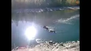 Камаз улетел с прижима. Колыма Якутия.