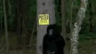 TRESPASSING BIGFOOT CAUGHT ON CAMERA