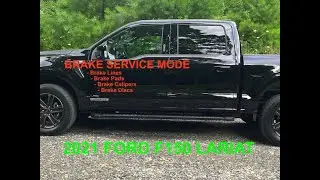 2021 Ford F150:  Brake Service Mode or Brake Maintenance Mode