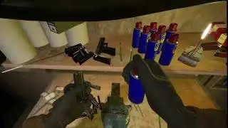 Gun cleaning and testing new VR earbuds. Scavenger mod playthrough Part 6.5 (Into the Radius)