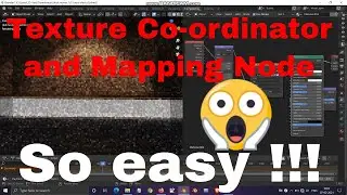 Texture coordinate node Tutorial in blender 2.9 | Mapping Node Tutorial in Blender eevee