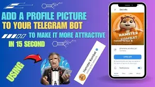 How to Add a Profile Picture to Your Telegram Bot / telegram bot