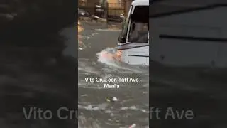 Manila is flooded due to typhoon Gaemi #manilaupdate #flood #raininginmanila #typoon #philippines