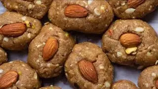 Atte Ki Pinni Laddu - Healthy Winter Ladoo for Strong Bones & Muscle | Atte Ki Laddu - Wheat Ladoo
