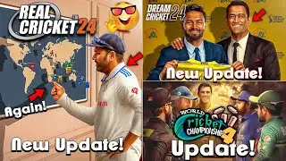 Real Cricket 24 New Update Again | WCC-4 Finally? Dream Cricket 24 IPL 2024 Update, CDX Cricket!!