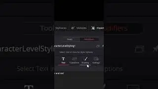 cambiar el color del texto  | DaVinci Resolve (#shorts)