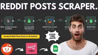 How to Automate Scraping Reddit Posts EASILY with N8N!