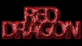 Red Dragon Text Effect Photoshop Tutorial