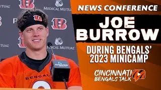 Joe Burrow on Bengals Minicamp, Jonah Williams' Return and His Goals for 2023