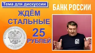 Стальные памятные монеты - 25 рублей / Памятные монеты России