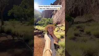 AUSTRALIA 🤯🤯 Uluṟu is INSANE! #australia #uluru #travelaustralia #australiatravel