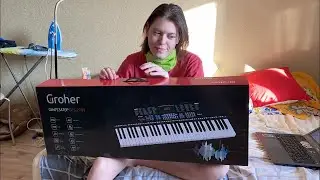 Синтезатор Groher GES 2799 - ОБЗОР РАСПАКОВКА и МНЕНИЕ от ДЕВУШКИ из музыкалки! Стоит ли брать его?
