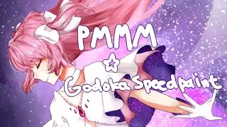 puella magi madoka magica - goddess madoka speedpaint - paint tool sai
