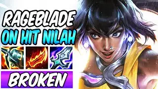 MYTHIC RAGEBLADE NILAH - NEW ON-HIT BUILD | League of Legends