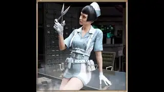 Набор Безумная Медсестра \ Crazy Nurse PUBG PLAYERUNKNOWNS BATTLEGROUNDS
