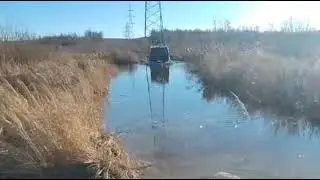 речка Апонинка грузовики в деле.