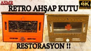 ASMR  | Retro Ahşap Kutu | Restorasyon !!!