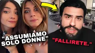 FEMMINISTE SI VANTANO DI ASSUMERE SOLO DONNE, FINISCE MALE