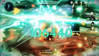 DPS kazuha hitting 100k