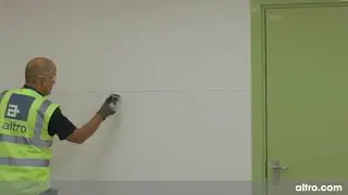 Altro Whiterock Installation 4: Application tape