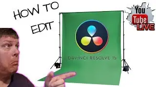 Green Screen Editing In Davinci Resolve 15 LIVE
