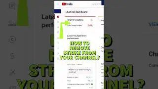 HOW TO REMOVE COPYRIGHT STRIKE FROM YOUTUBE CHANNEL ACTIVE COPYRIGHT STRIKE COMNUNITY GUIDELINE