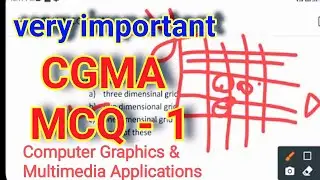 Computer Graphics and multimedia Applications MCQ Part 1 CGMA MCQ