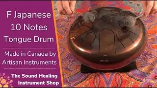F Japanese 10 Notes Artisan Instruments Tongue Drum
