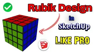 Sketchup EXPERT Reveals Secret to Creating PERFECT Recube Models  | Rubik Model in SketchUp 