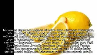 Yeşil Çay, Limon, Maden Suyu İle Zayıflama Kürü
