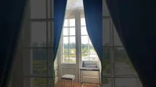 Утро. Вид из окна. Комната во дворце#рундале#достопримечательностилатвии
