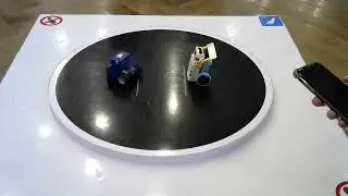 🏅🤖 Битва титанов в миниатюре! 🤖🏅 Наши роботы-сумоисты 10x10 см сражаются за звания чемпиона! 🚀