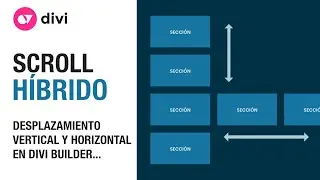 How to create a hybrid scrolling effect (vertical and horizontal) when scrolling in Divi