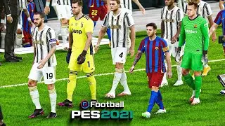 PES 2021 Gameplay | Barcelona vs Juventus | GTX 1050 Ti