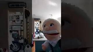 old man pops the puppet