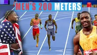 Noah Lyles & Letsile Tebogo Bring The Passion In Men's 200 Meters | 2024 Paris Olympics