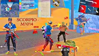 BR RANKED WITH NEW SCORPIO 🦂 M1014 + GROZA X BEST COMBINATION | GARENA FREE FIRE MAX