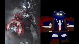 How to make Captain Spider/Spider America in Super Hero life 2 Roblox