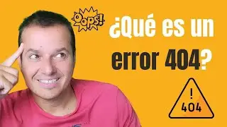 ❌ Qué es un error 404 en internet ❌ Página no encontrada o NOT FOUND