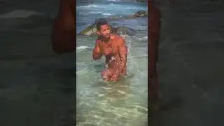 Hot gay boy at beach, homem gostoso na praia